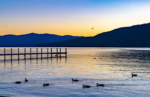 Glowing Mountains by Ron Taibbi fine art Photography 