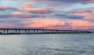 Sunset Bridge  by Ron Taibbi fine art Photography 