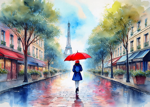 Paris  Reflections  Print