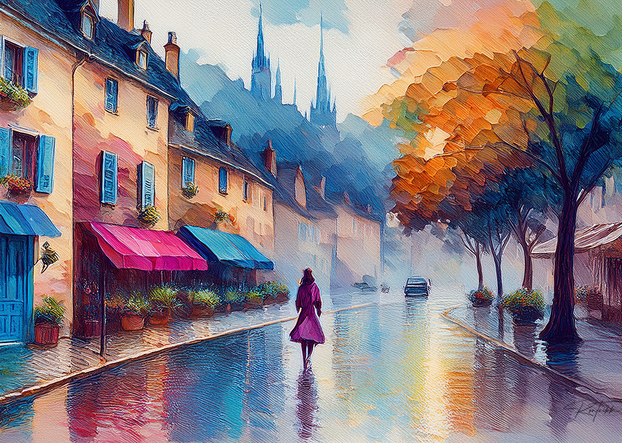 Walking Alone   Print