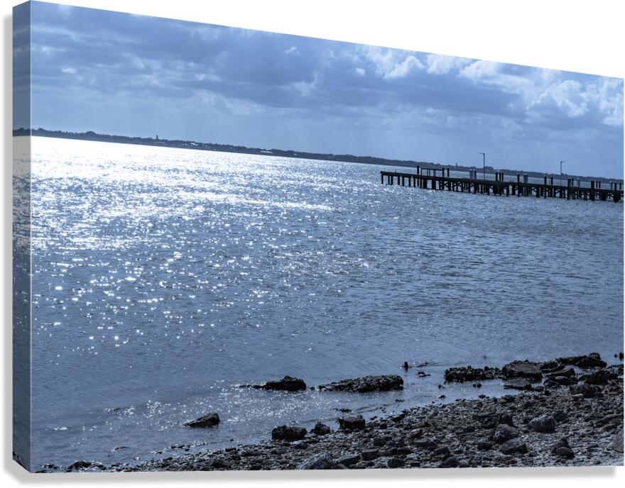  Evening waters Canvas Print