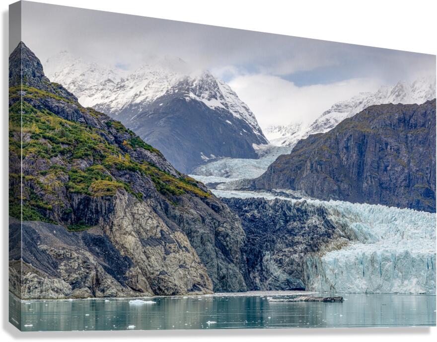 Alaskan Glaciers  Canvas Print
