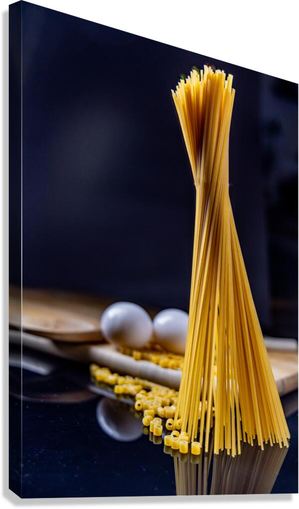 Twisted Pasta  Canvas Print