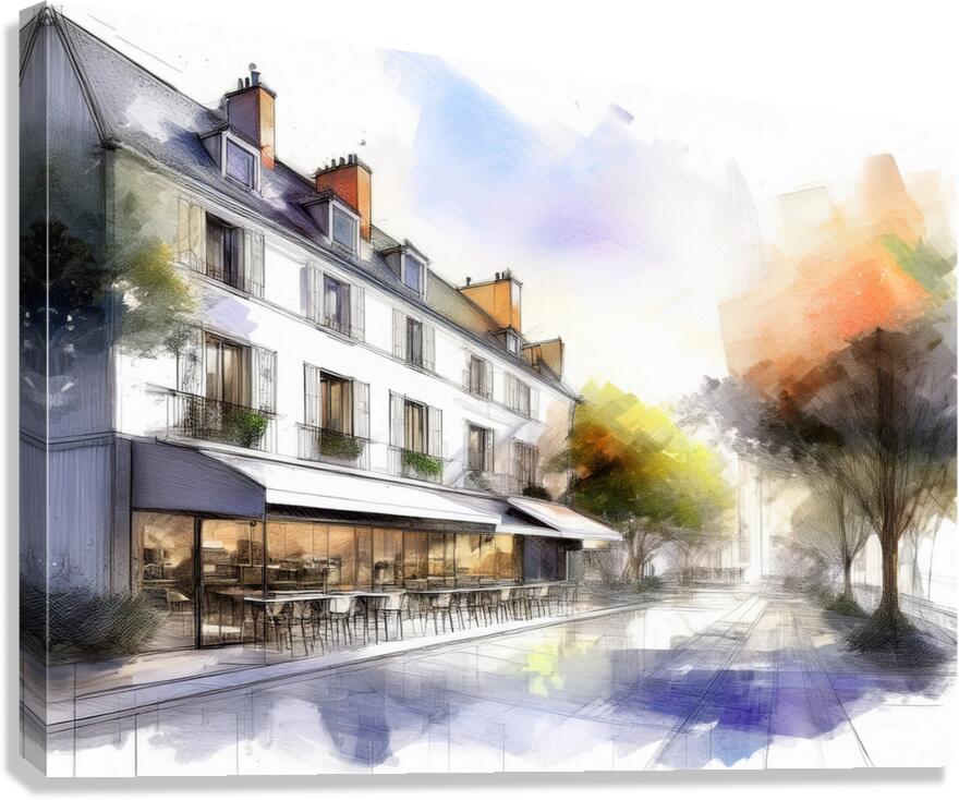 The Cafe  Canvas Print