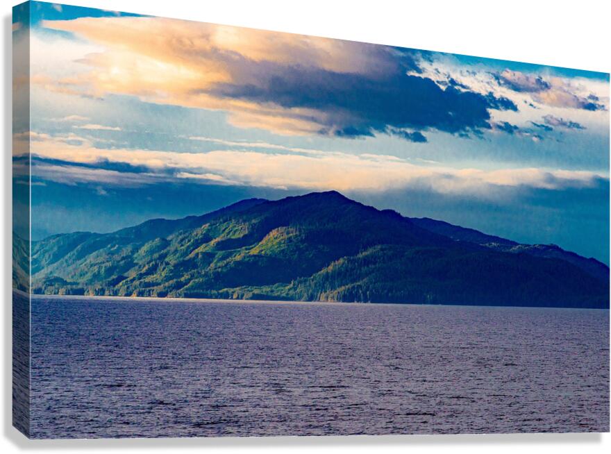 Mountain glow  Canvas Print