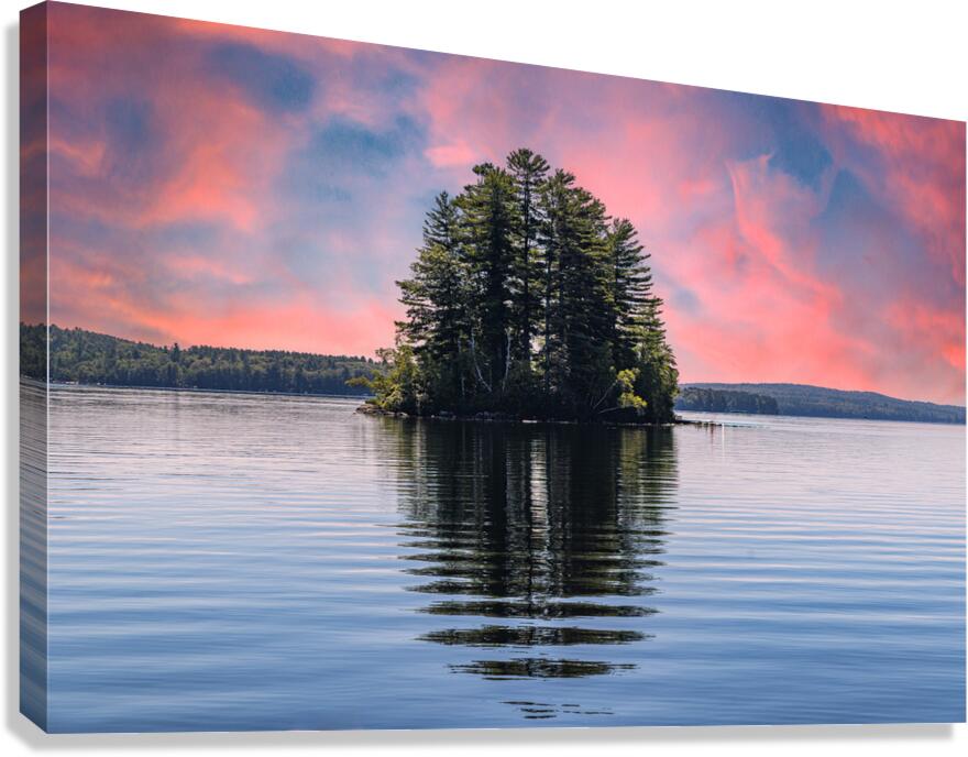 Thompson Lake Maine  Canvas Print