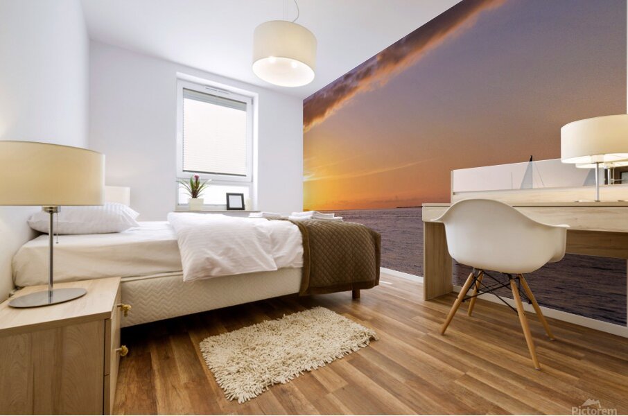   Ocean Sunset Mural print