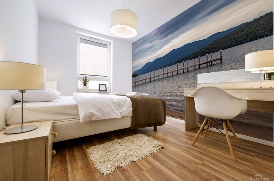 Morning Lake Mural print