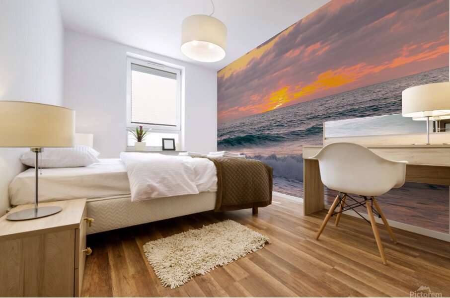  Abstract Glow Mural print