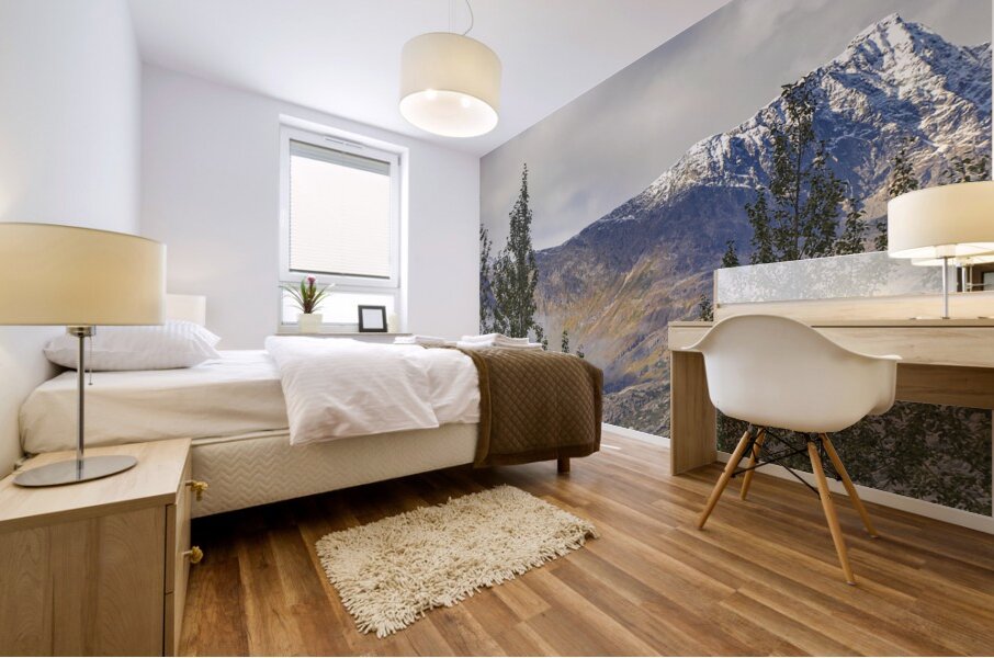 Distant Mountains  Mural print