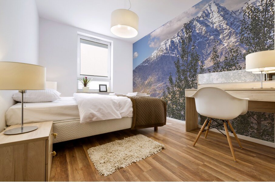 Calm Mountains  Mural print