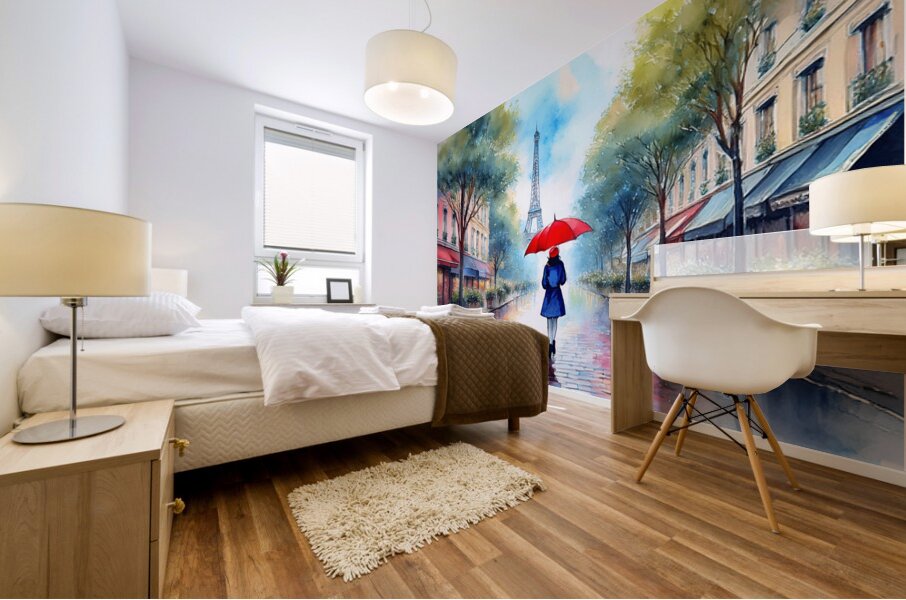 Paris  Reflections  Mural print