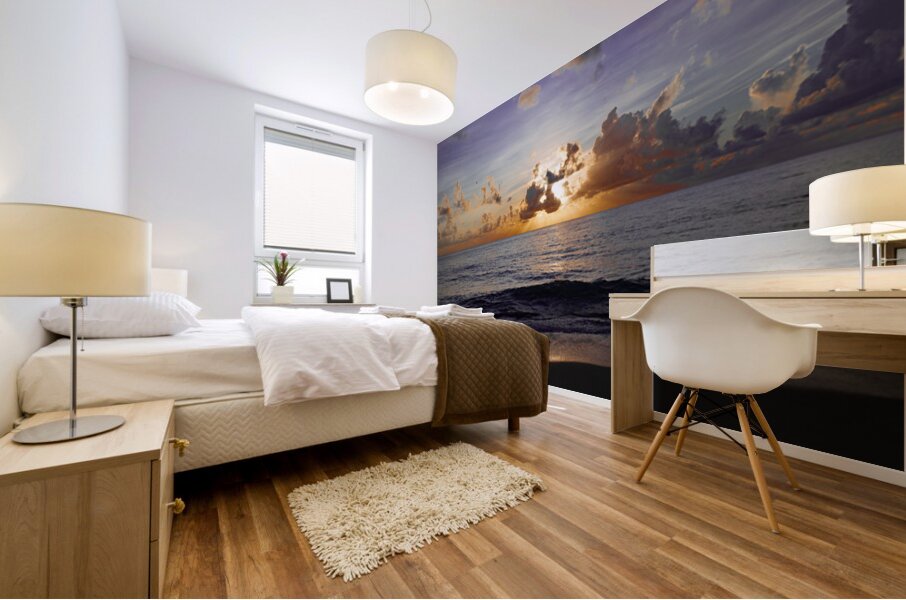 Streaks of Sunrise Mural print