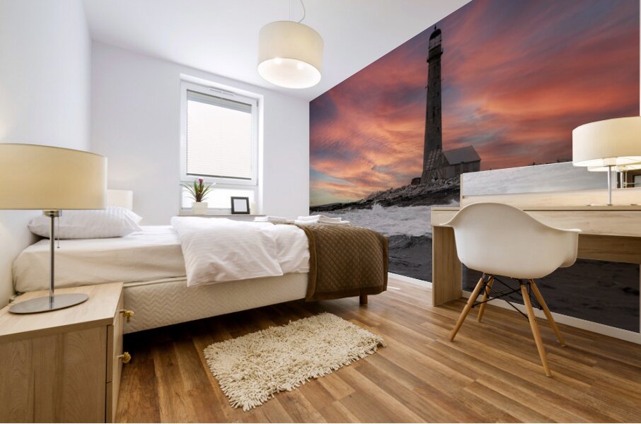 Sunrise Light House Boon island Maine  Mural print