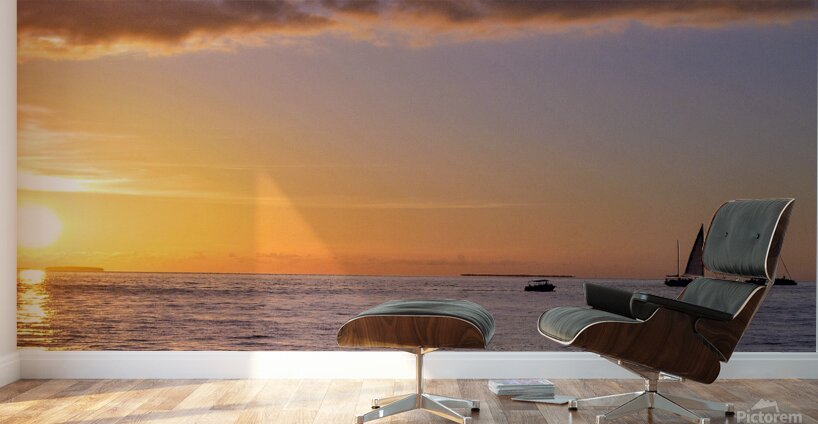   Ocean Sunset Wall Murals