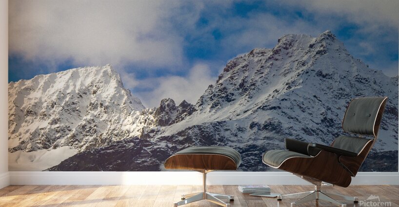 Snow caps Wall Murals