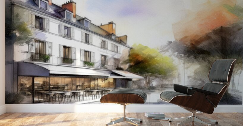 The Cafe  Wall Murals