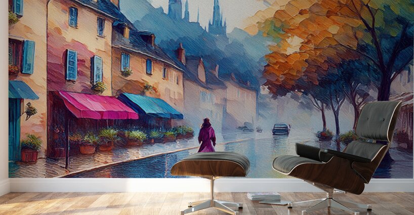 Walking Alone  Wall Murals