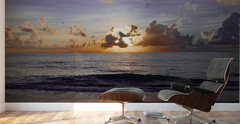 Streaks of Sunrise Wall Murals