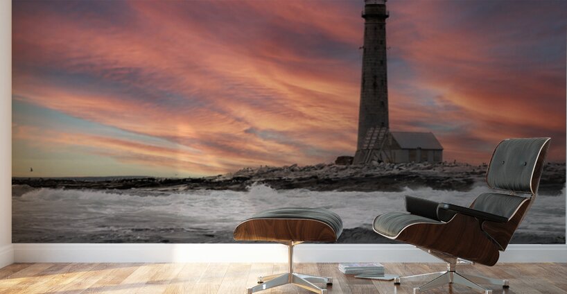 Sunrise Light House Boon island Maine  Wall Murals