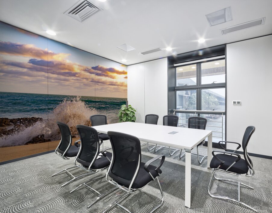 Morning Glow Wall Printing