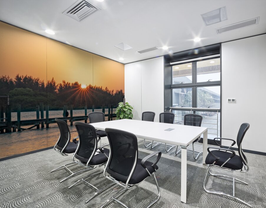 Sunset Dock Wall Printing