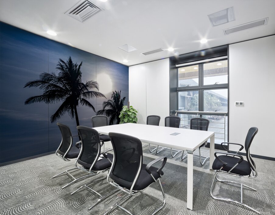 Sillouette Palms Wall Printing