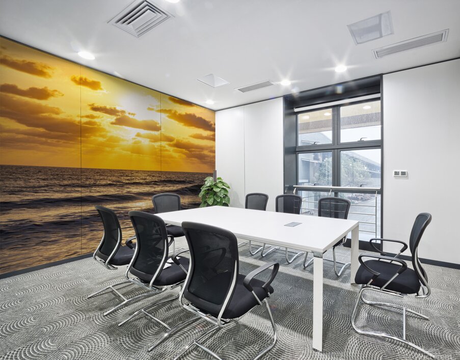  Sun Glow Wall Printing