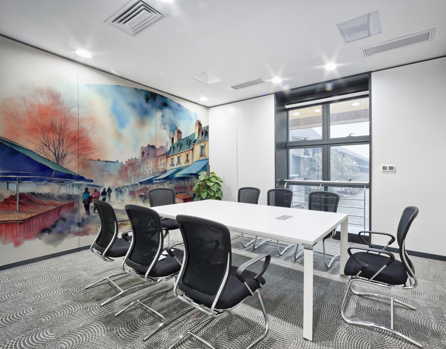 French Market Wall Printing