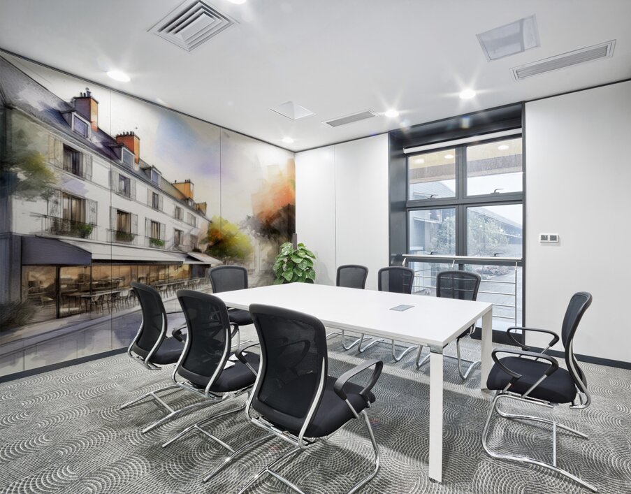 The Cafe  Wall Printing