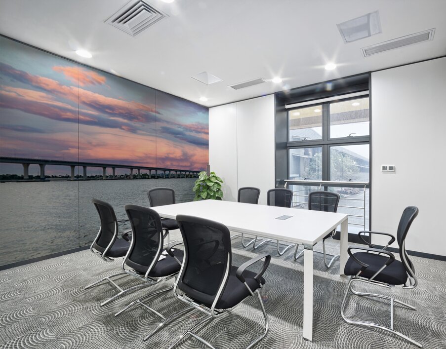 Sunset Bridge  Wall Printing