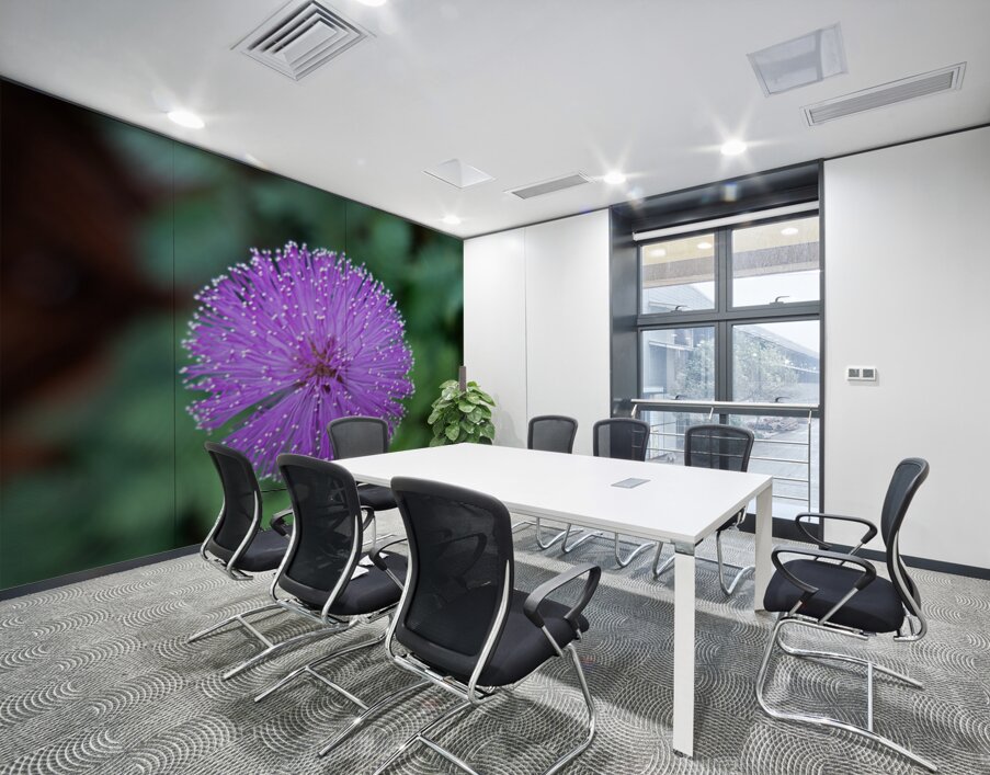 Purple Stars Wall Printing