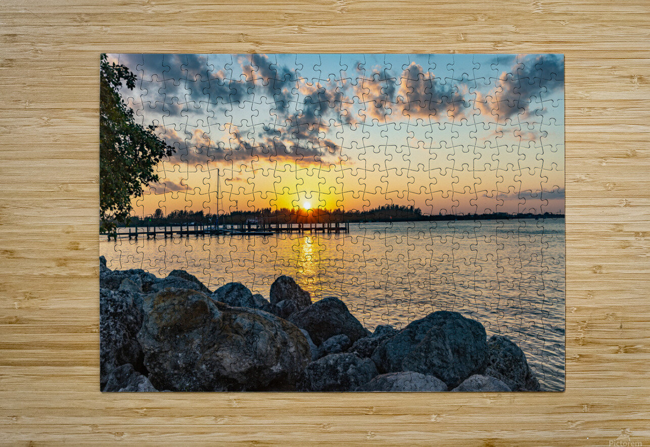 Sunset Bay Ron Taibbi fine art Photography  Puzzle printing