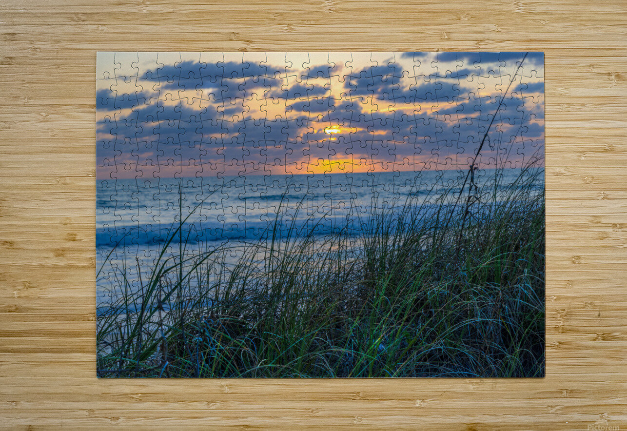 Grassy Sunrise Ron Taibbi fine art Photography  Puzzle printing
