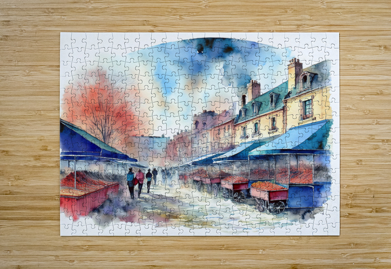French Market Ron Taibbi fine art Photography  Puzzle printing