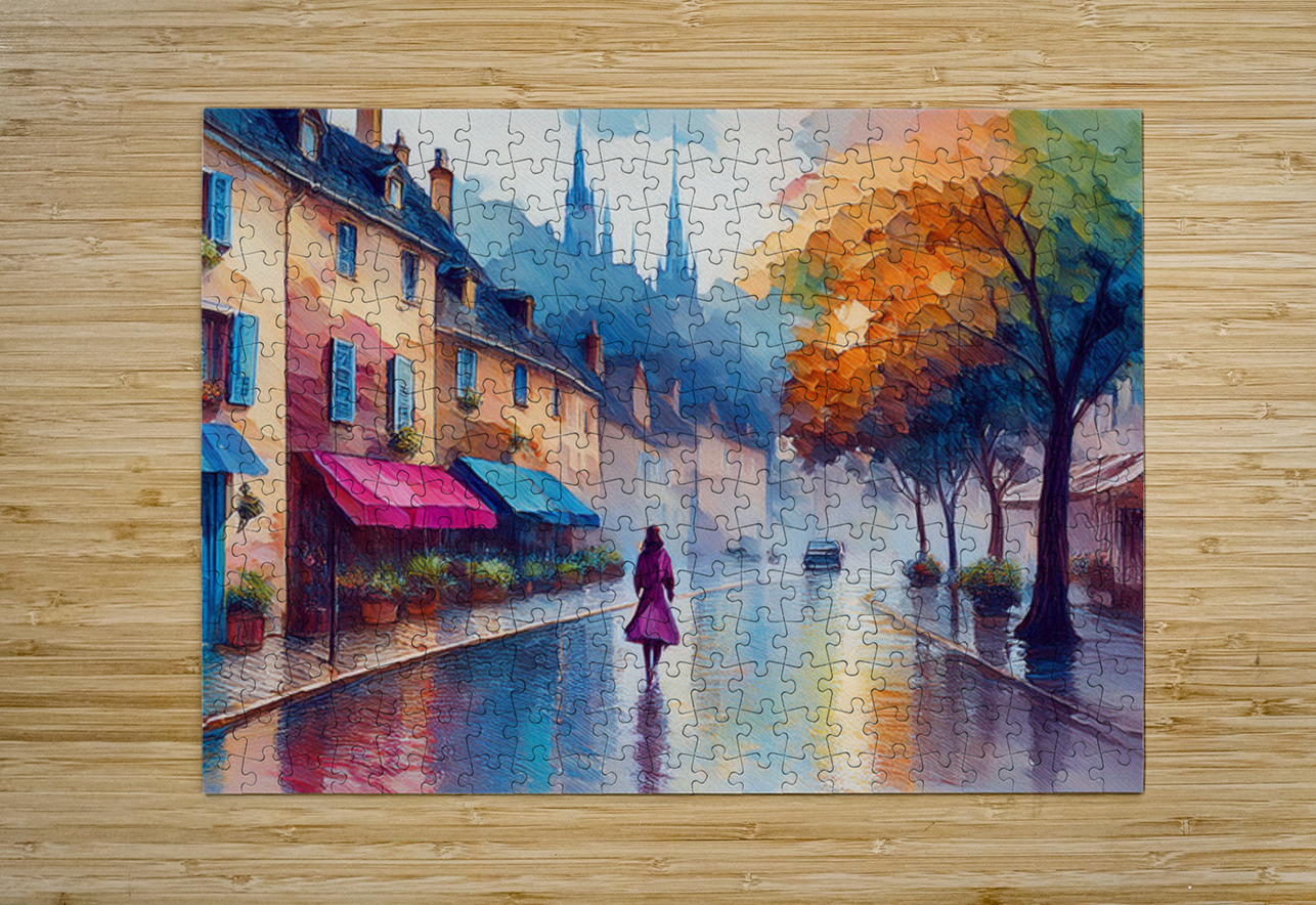 Walking Alone  Ron Taibbi fine art Photography  Puzzle printing