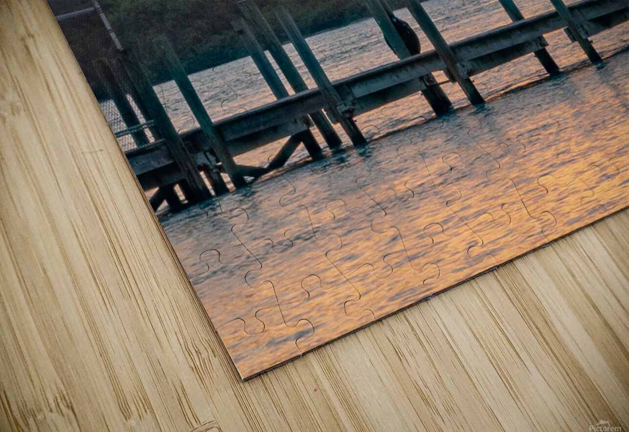 Sunset Dock Ron Taibbi fine art Photography  Puzzle
