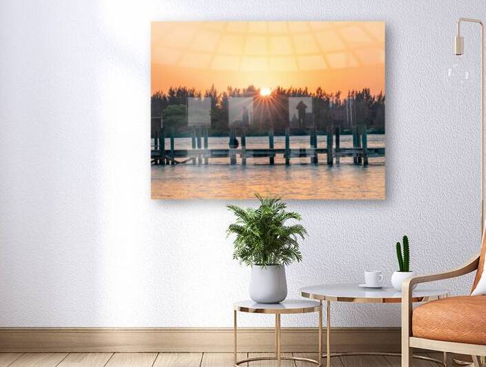 Sunset Dock by Ron Taibbi fine art Photography 