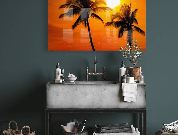 Red Palms by Ron Taibbi fine art Photography 