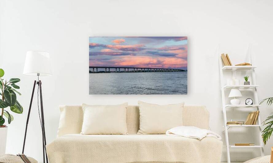 Sunset Bridge  by Ron Taibbi fine art Photography 