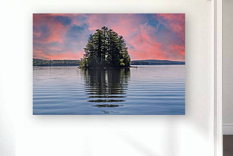 Thompson Lake Maine  by Ron Taibbi fine art Photography 